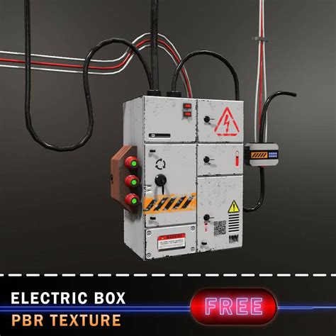 electric box 3d model free|Electrical.